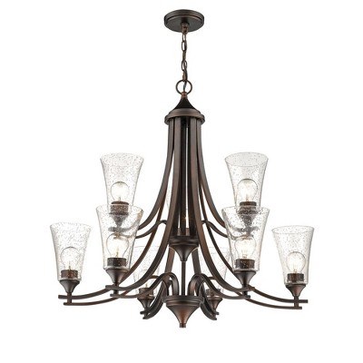 Millennium Lighting Natalie 9 - Light Chandelier in  Rubbed Bronze