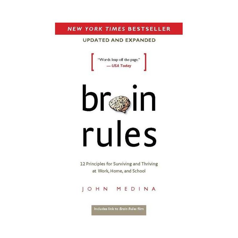 Brain Rules (Updated and Expanded) - 2nd Edition by  John Medina (Paperback), 1 of 2
