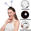 SYNCFUN LED Martian Antenna Headband, Silver Lighting Head Boppers, Alien Headbands Set for Kids Party Costume Favor Halloween Accessories - 2 of 4