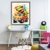 Stupell Industries Riding In Back Dino Car Floating Frame Canvas Art - 3 of 4