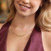 Pure Collection by Ross-Simons 1.00 ct. t.w. Garnet and .40 ct. t.w. Pink Topaz Leaf Necklace in 18kt Gold Vermeil Size 16 - 3 of 4