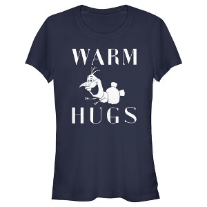 Juniors Womens Frozen 2 Olaf Warm Hugs T-Shirt - 1 of 3