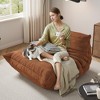 Bean Bag Chairs for Adults, Memory Foam Couch Single Sofa Chair with Suede-Like Fabric, Cozy Comfy Reading Nook Chairs, Floor Chair for Living Room - 3 of 4