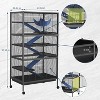 Ferret Cage,59" H Large Critter Nation Cage with 5 Removable Ramps,Hammock,Metal Cages On Wheels for Chinchillas,Guinea Pigs,Rabbit,Sugar Glider - 3 of 4