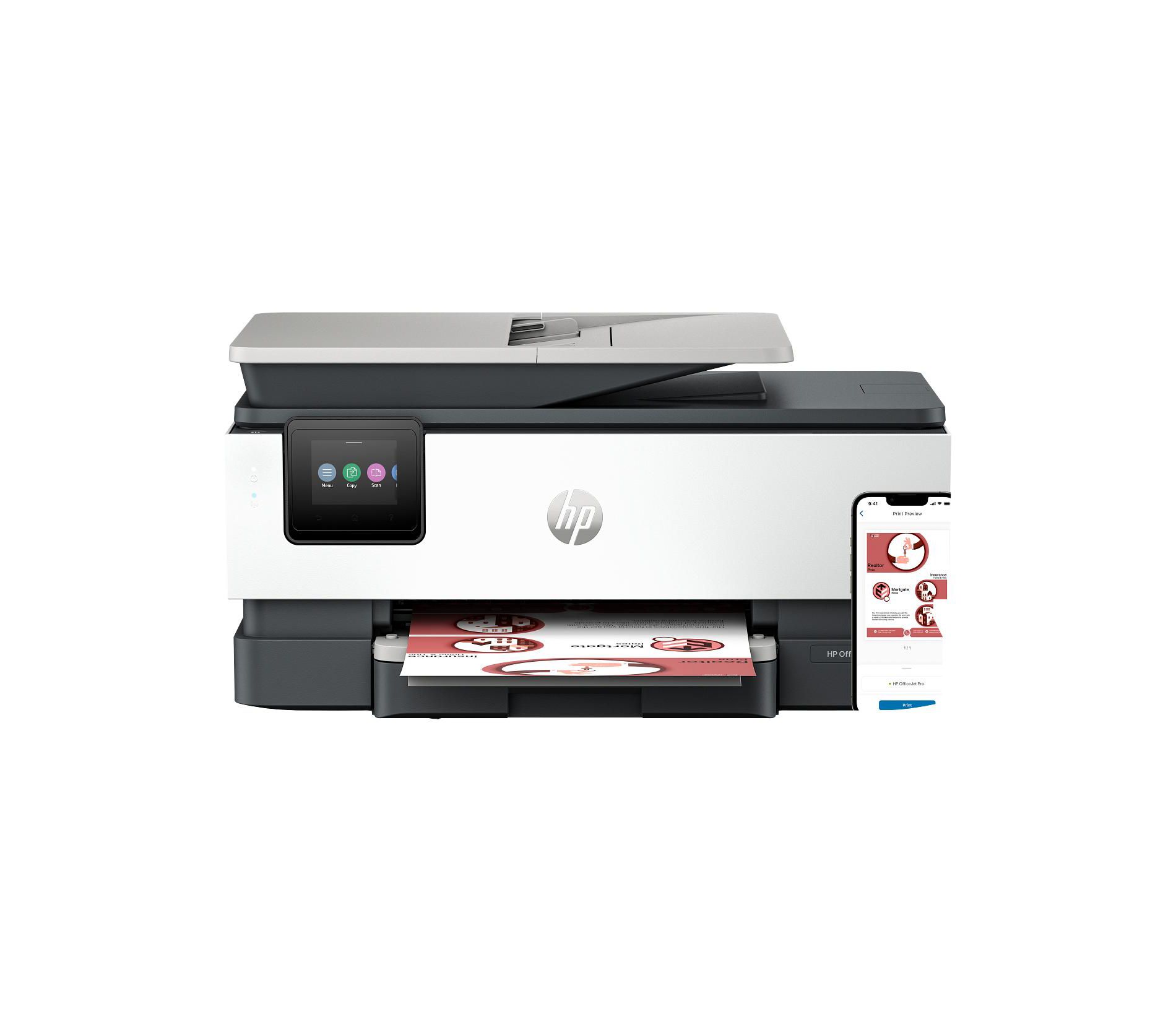HP OfficeJet Pro 8139e Wireless All-in-One Printer with 1 Full Year Instant Ink with HP+, AI-enabled