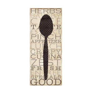 Trademark Fine Art -Pela Studio 'Kitchen Words Ii' Canvas Art - 1 of 4