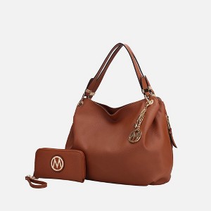 MKF Collection Fabienne Women’s Hobo Shoulder Bag with Matching Wallet by Mia K - 1 of 4