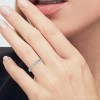 Pompeii3 1ct Stackable Eternity Wedding Guard Rings 14K Set - 3 of 4