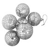 Northlight Mirrored Disco Christmas Ball Ornaments - 3.25" (80mm) - Silver - 6ct - 2 of 2