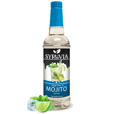 Syruvia Sugar Free Mojito Syrup - 25.4 fl oz. Premium Flavoring Syrup For Coffee