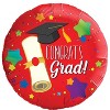 LoonBalloon Graduation Stars & Dots Balloon Standard Size Premium Foil Graduation Theme Balloon Set with 4 pcs Latex - 2 of 2