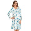 Collections Etc Long Sleeve Flannel Nightgown - 4 of 4