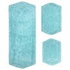 Waterford Collection Cotton Tufted Set of 3 Bath Rug Set - Home Weavers - 2 of 4