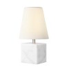 Lou Table Lamp - 15.25 Inch Height - TBL4591 - White/Nickel - Safavieh - 2 of 4