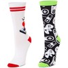 Zodaca Video Game Lovers Crew Socks for Girls, Fun Gift Set (One Size, 2 Pairs)0 - 3 of 4