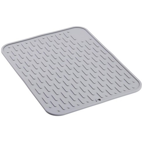 Buy Self-Draining Mat Or Trivet For Kitchen Counter in Black