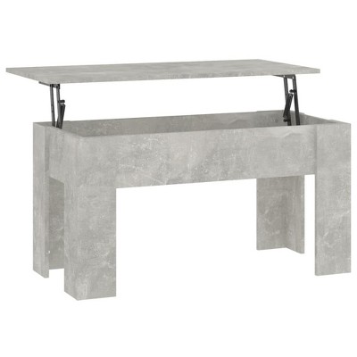vidaXL Coffee Table Concrete Gray 39.8"x19.3"x20.5" Engineered Wood