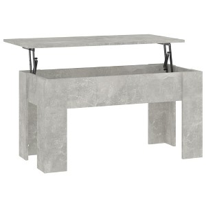 vidaXL Coffee Table Concrete Gray 39.8"x19.3"x20.5" Engineered Wood - 1 of 4