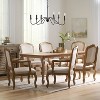 Christopher Knight Home Bannock Fabric Upholstered Wood Expandable 7 Piece Dining Set - 2 of 4