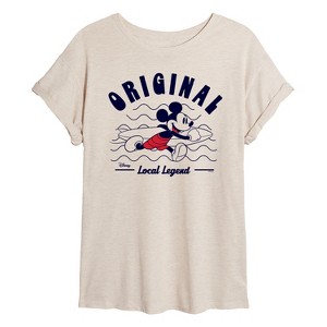 Women's - Disney - Original Local Legend Oversized Graphic T-Shirt - 1 of 4