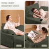 GustoWave Chaise Lounge Chair Indoor with Ottoman, 56.3" Oversized Sleeper Chair, Corduroy Upholstered Comfy Sofa for Living Room - 4 of 4