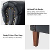Set of 2 Gianluigi Transitional Vegan Leather Armchair with Nailhead Trim for Bedroom and Living Room  | ARTFUL LIVING DESIGN - 2 of 4