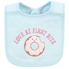 Hudson Baby Infant Girl Cotton Bibs, Food Puns Girl, One Size - 3 of 4