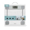 Clear Glass Weight Scale Silver - Thinner