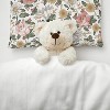 Sweet Jojo Designs Girl Toddler Pillow with Pillowcase 13 x 18 in. Vintage Floral Pink Green and Yellow - 4 of 4