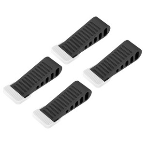 Unique Bargains TPR Anti-Slip Stackable Soft Door Stop 4 Pcs - 1 of 4
