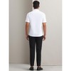 INSPIRE CHIC Men's Solid Short Sleeve Cotton Regular Fit Button Down Business Oxford Shirt - 3 of 4