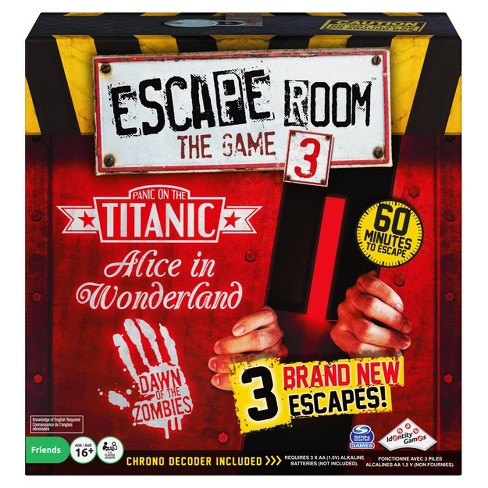 Escape Room Version 3 Board Game Target