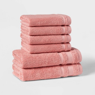 Performance Value Hand Towel and Washcloth Set Rose - Threshold™
