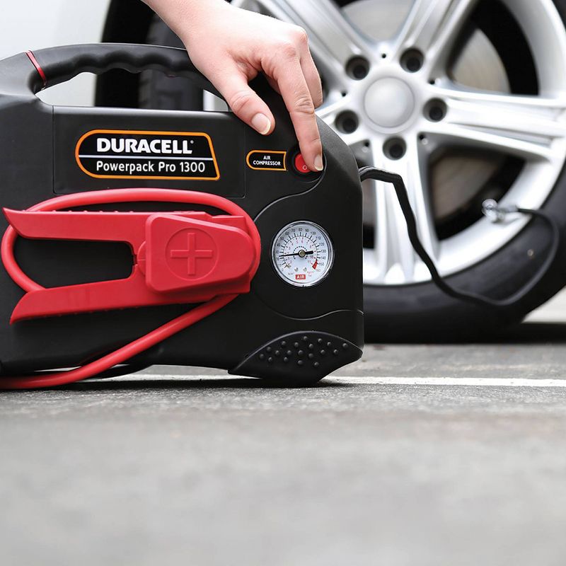 Duracell Powerpack Pro 1300 Jump Starter Air Compressor and Power Inverter, 2 of 8