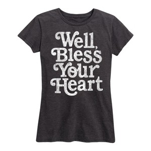 Women's - Country Casuals - Well Bless Your Heart Short Sleeve Graphic T-Shirt - 1 of 4