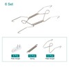 Unique Bargains Stainless Steel Invisible Design Wall Decorative Plate Hanger - 3 of 4