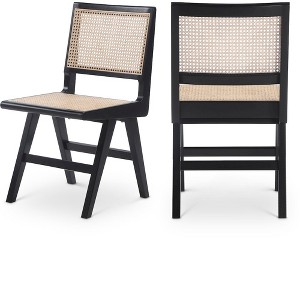 Meridian Furniture,Preston Wood Dining Side Chair, Set of 2 - 1 of 4