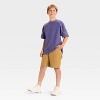 Boys' Short Sleeve Contrast Piping Oversized T-Shirt - art class™ - 3 of 3