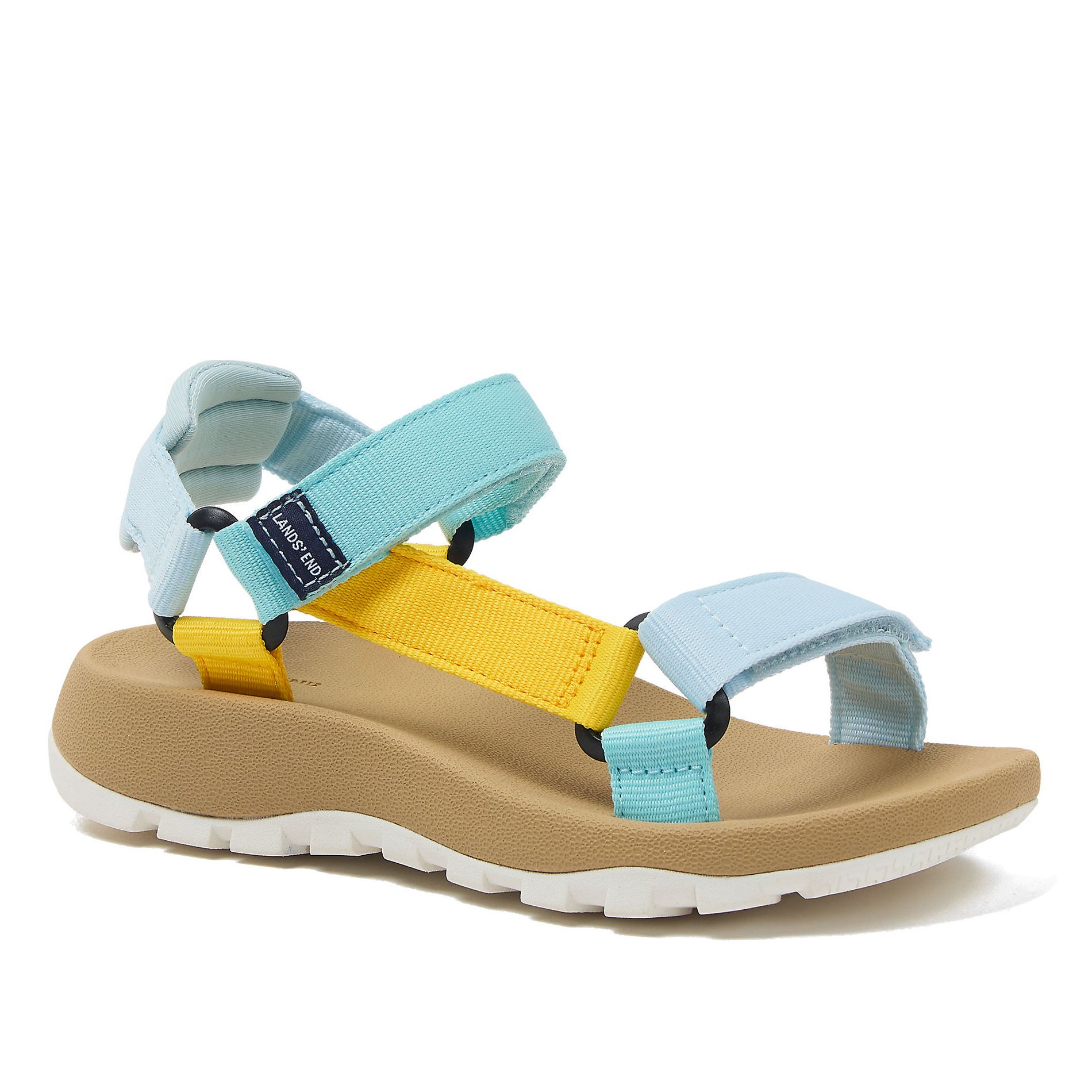 Lands' End Kids Colorful Traveler Sport Strap Sandals