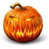 Men's Design By Humans Jack O'Lantern By Ldarro T-Shirt - 2 of 4