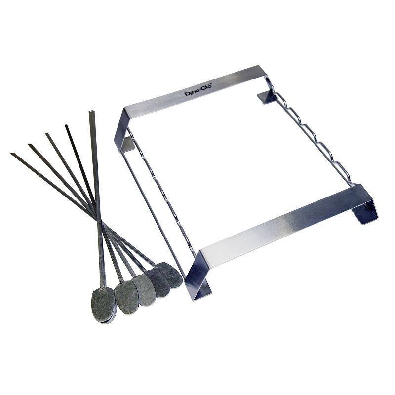 Dyna-Glo 6pc Skewer and Rack Set, 1 of 8