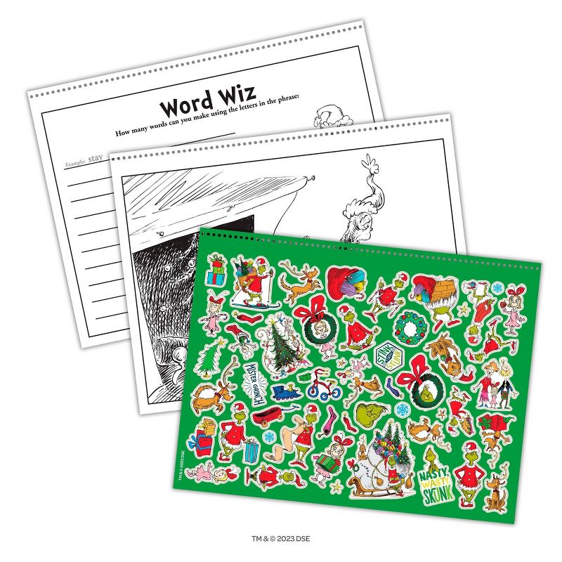 Grinch Holiday Giant Activity Pad with Stickers, 2 of 6