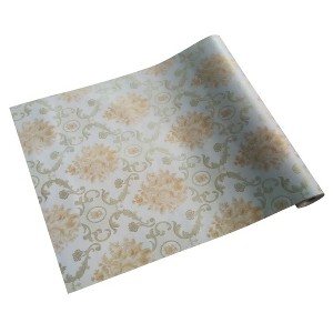 Slickblue Pretty Flower Peel & Stick Wallpaper – 17.7” x 394”, Easy to Apply, Waterproof & Removable - 1 of 3