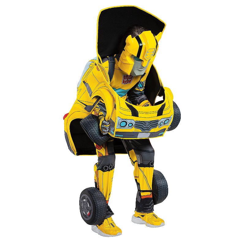 Disguise Boys' Transformers Bumblebee Transforming Jumpsuit Costume, 3 of 4