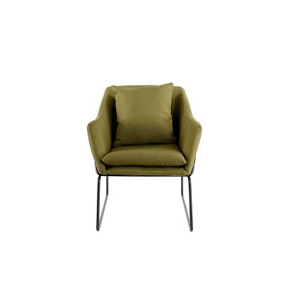 Odile Metal Frame Accent Chair - Adore Décor