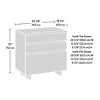 Lateral File, Off White+Gray finish - 2 of 4
