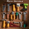 ROBOTIME 3D Wooden Puzzles Building Kit DIY Garage Workshop, Multicolored, 9.4"*5.9"*6.7" - 2 of 4