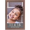 PosterPalooza | Shabby Chic Brown Picture Frame - UV Acrylic, Foam Board Backing, Hanging Hardware - 2 of 4