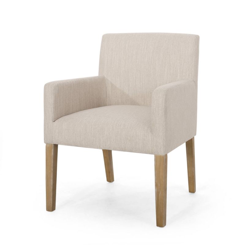 McClure Contemporary Upholstered Armchair - Christopher Knight Home, 1 of 8