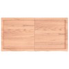 vidaXL Wall Shelf Light Brown 47.2 in.x23.6 in.x(0.8 in.-1.6 in.) Treated Solid Wood Oak - 4 of 4